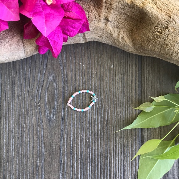 🌺🌿Handmade Beaded Star Ring or Toe Ring🌿🌺 - Picture 2 of 4